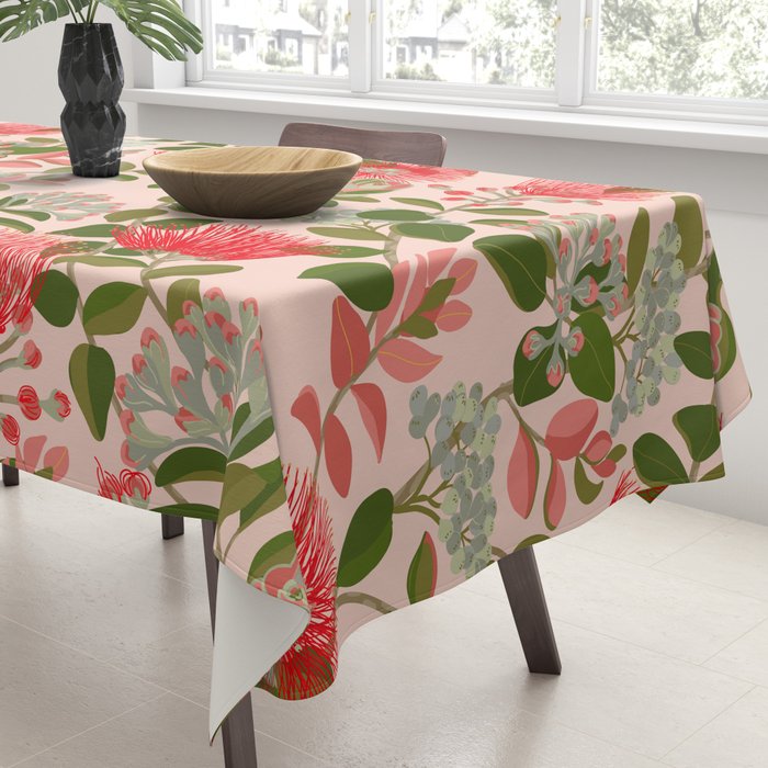 Ohia Lehua Tree on Pink Tablecloth Gallery Image 3