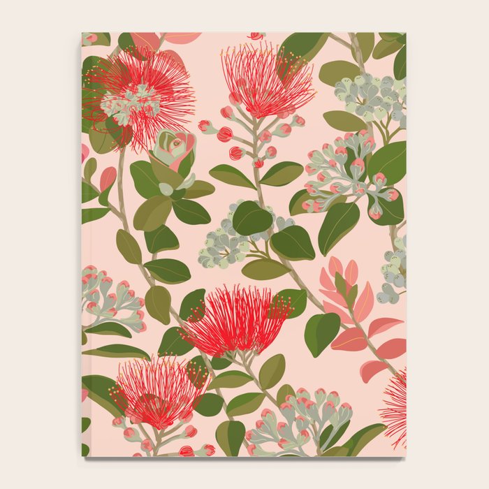 Ohia Lehua Tree on Pink Notebook Gallery Image 4