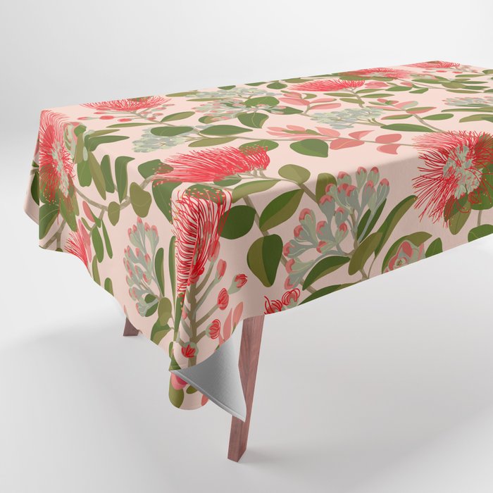 Ohia Lehua Tree on Pink Tablecloth Gallery Image 1