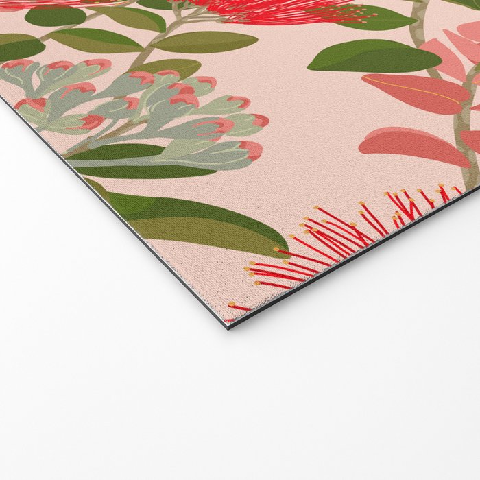 Ohia Lehua Tree on Pink Welcome Mat Gallery Image 2