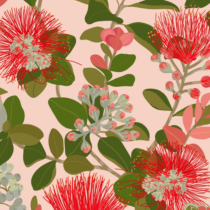 Ohia Lehua Tree on Pink Coffee Mug Gallery Image 2