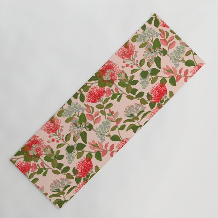 Ohia Lehua Tree on Pink Yoga Mat Gallery Image 1