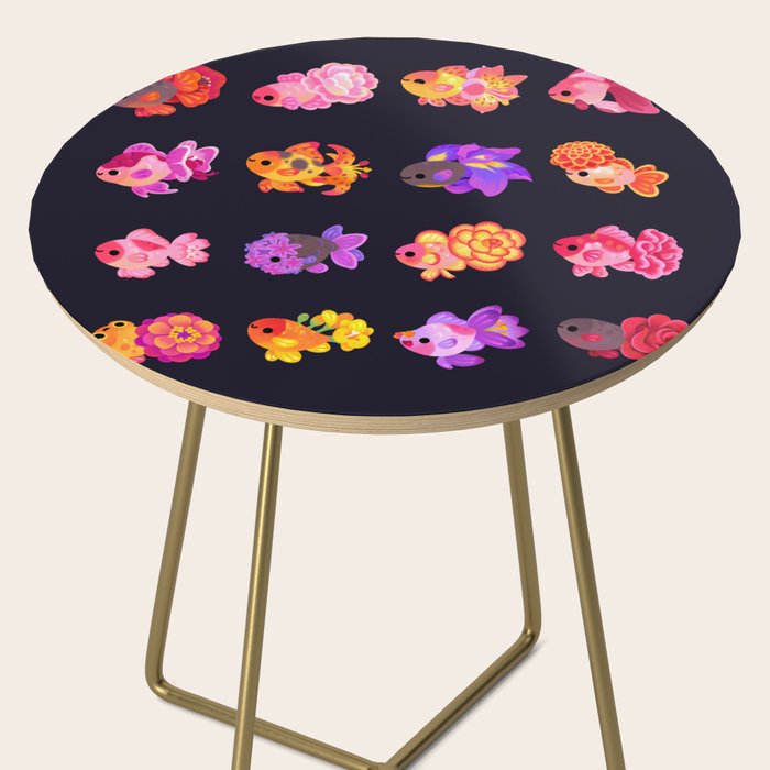 Flower goldfish - dark Side Table Gallery Image 2