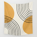 Sun Arch Double - Gold Wall Tapestry Gallery Image 4