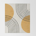 Sun Arch Double - Gold Throw Blanket Gallery Image 2
