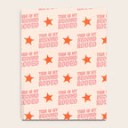 This is My Second Rodeo (pink and orange saloon-style letters) Notebook Gallery Image 4
