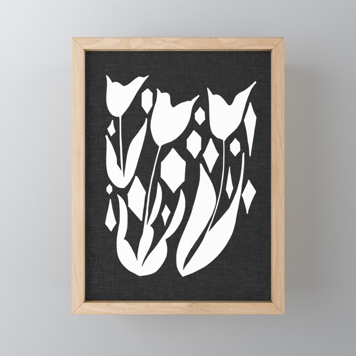 Diamond Tulips ii Mini Art Print Gallery Image 1