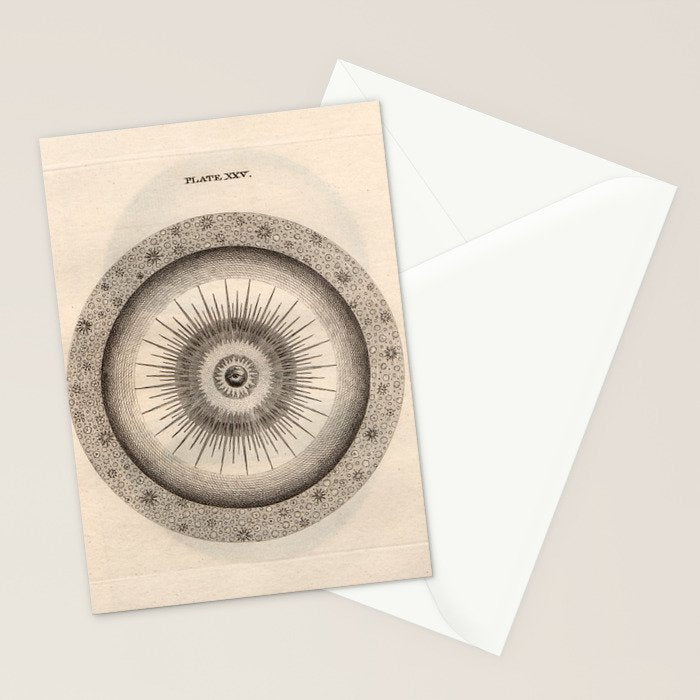 Art from Thomas Wright's "An Original Theory or New Hypothesis of the Universe," 1750 Stationery Card Gallery Image 2