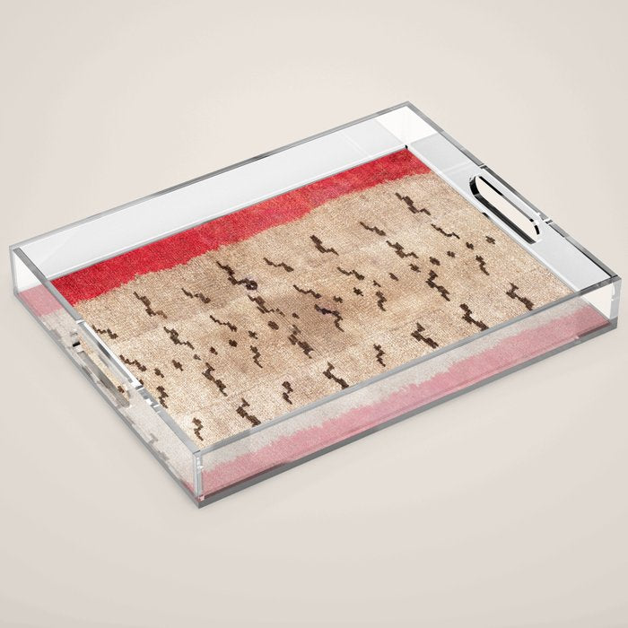 Tsudrukt South Tibetan Tiger Skin Rug Print Acrylic Tray Gallery Image 1
