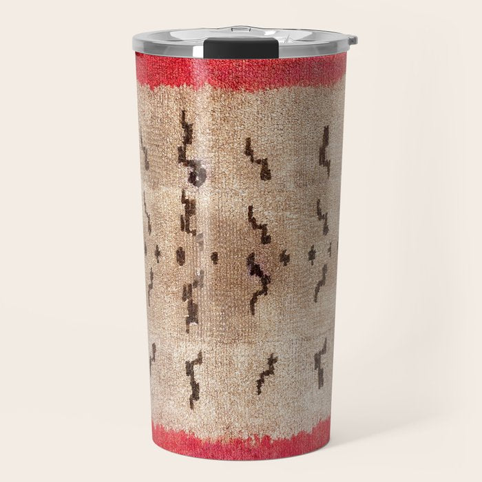 Tsudrukt South Tibetan Tiger Skin Rug Print Travel Mug Gallery Image 1