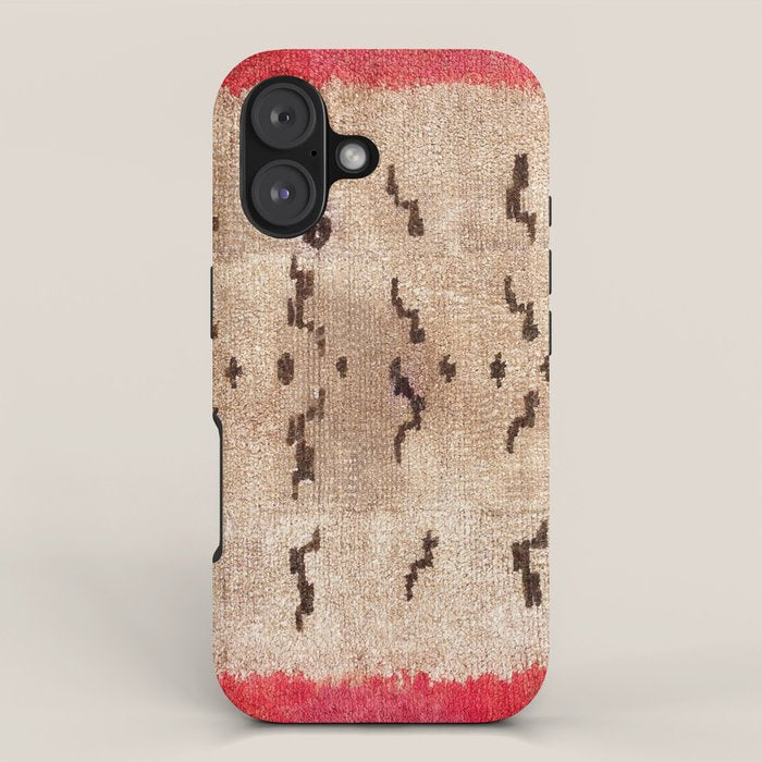 Tsudrukt South Tibetan Tiger Skin Rug Print iPhone Case Gallery Image 1