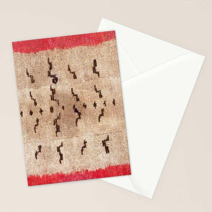 Tsudrukt South Tibetan Tiger Skin Rug Print Stationery Card Gallery Image 2