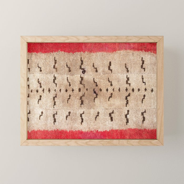 Tsudrukt South Tibetan Tiger Skin Rug Print Mini Art Print Gallery Image 1