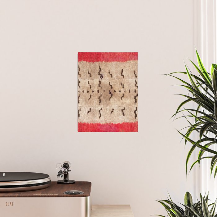 Tsudrukt South Tibetan Tiger Skin Rug Print Poster Gallery Image 2
