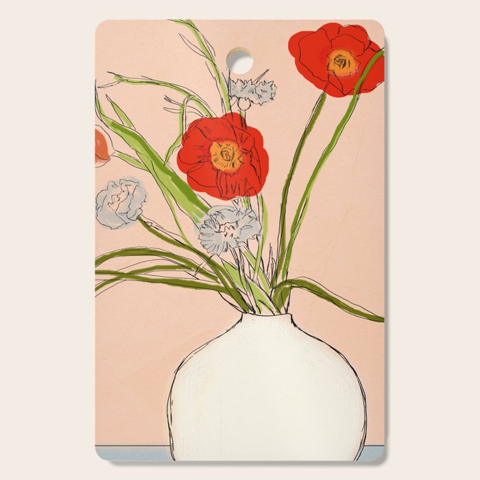 Spring Bouquet Uplifting Cutting Board Gallery Image 1