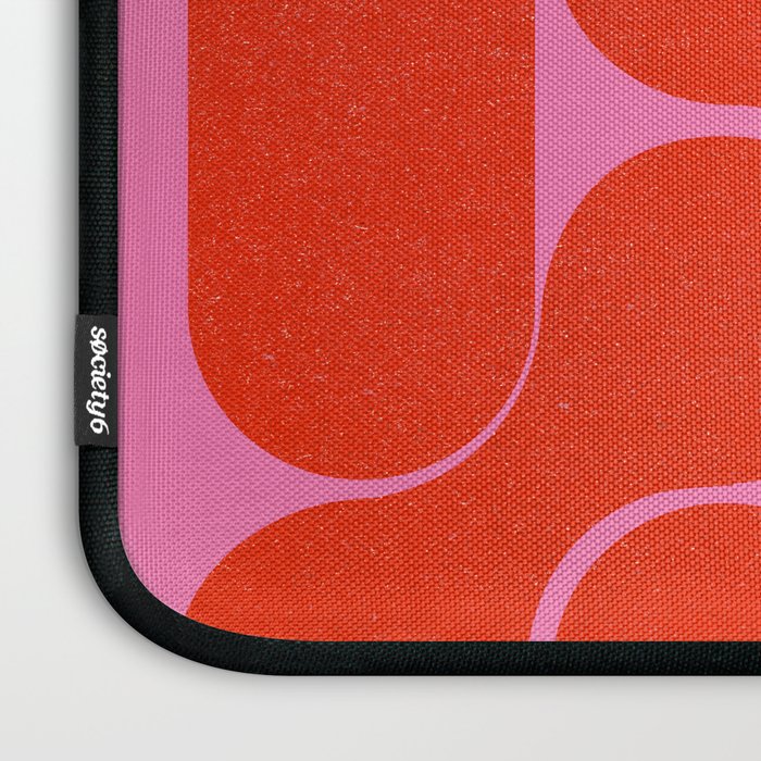Abstract mid-century shapes no 6 Laptop Sleeve Gallery Image 3
