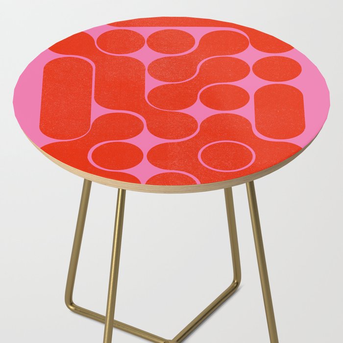 Abstract mid-century shapes no 6 Side Table Gallery Image 2