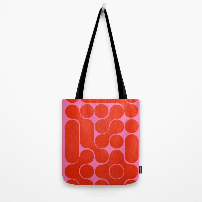 Abstract mid-century shapes no 6 Tote Bag Gallery Image 2