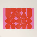 Abstract mid-century shapes no 6 Welcome Mat Gallery Image 1