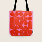 Abstract mid-century shapes no 6 Tote Bag Gallery Image 1