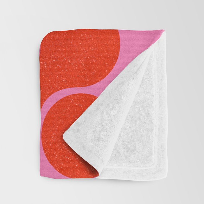 Abstract mid-century shapes no 6 Throw Blanket Gallery Image 3