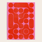 Abstract mid-century shapes no 6 Poster Gallery Image 4