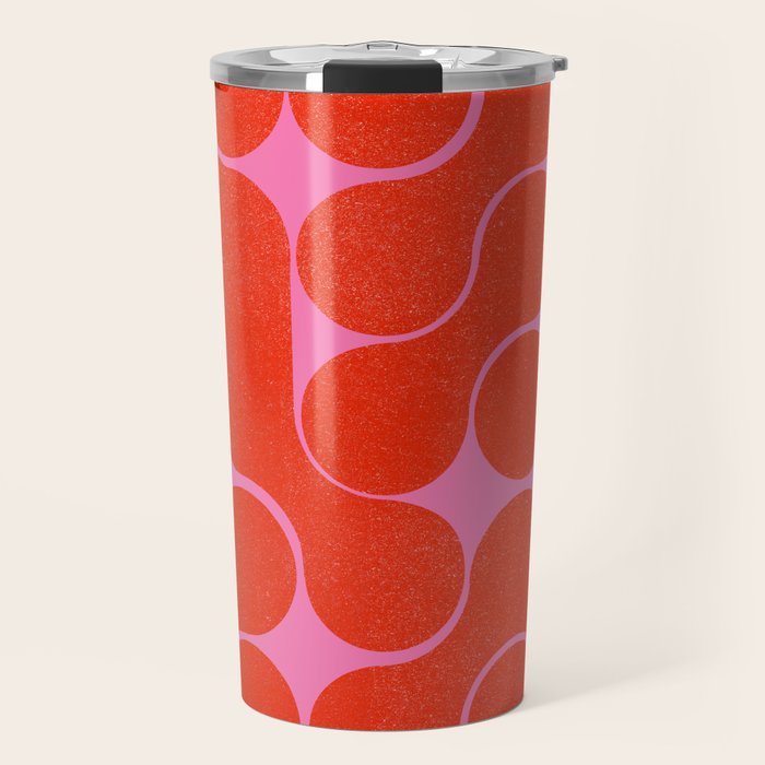 Abstract mid-century shapes no 6 Travel Mug Gallery Image 1