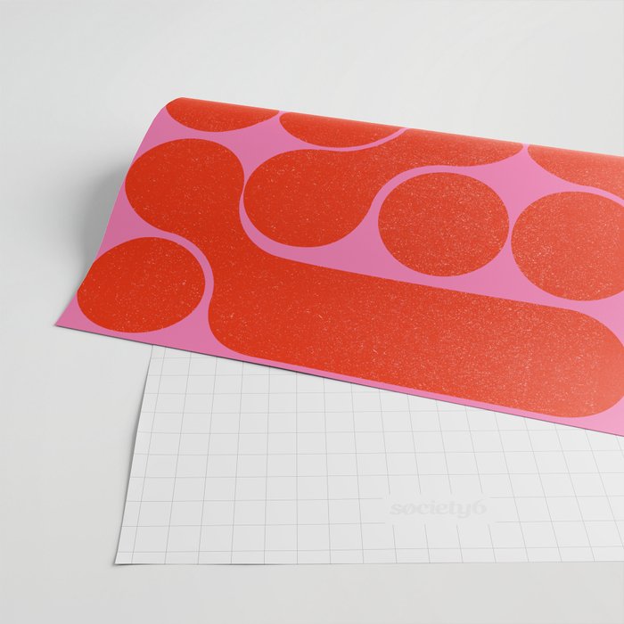 Abstract mid-century shapes no 6 Wrapping Paper Gallery Image 2