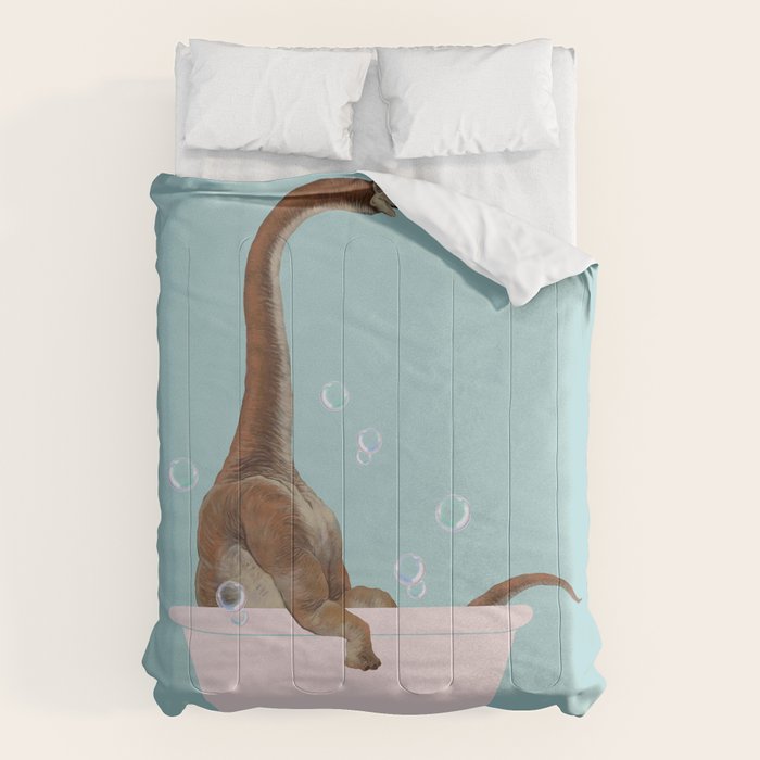 Brachiosaurus in Bathtub Comforter Gallery Image 6