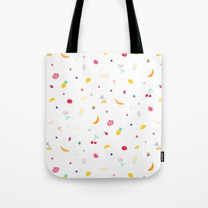 Ditsy Fruity Doodles Tote Bag Gallery Image 1