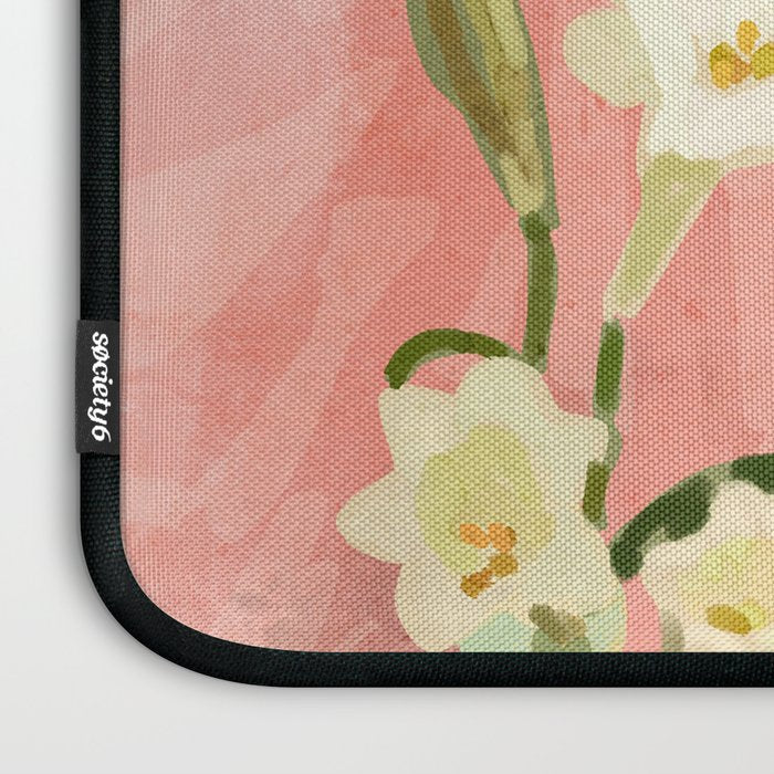 Girl Holding Flowers 3 Laptop Sleeve Gallery Image 3