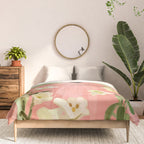 Girl Holding Flowers 3 Comforter Gallery Image 3