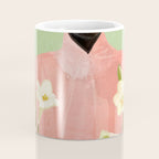 Girl Holding Flowers 3 Coffee Mug Gallery Image 4