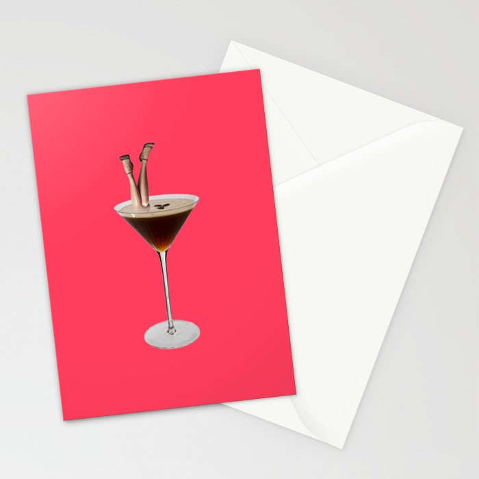 espresso martini Stationery Card Gallery Image 2