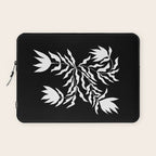 Tulip Tremble In Black  Laptop Sleeve Gallery Image 1