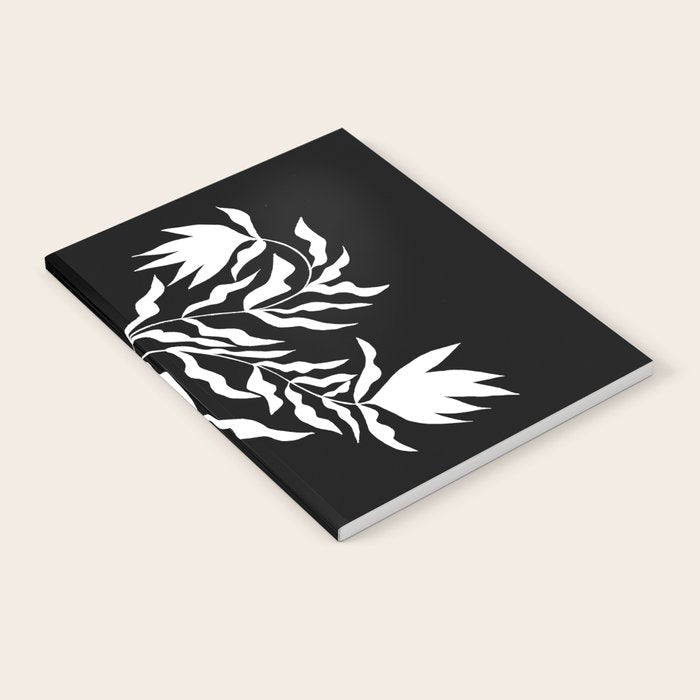 Tulip Tremble In Black  Notebook Gallery Image 2