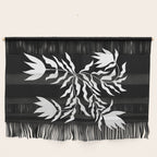 Tulip Tremble In Black  Wall Hanging Gallery Image 1