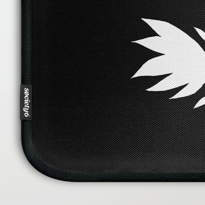 Tulip Tremble In Black  Laptop Sleeve Gallery Image 3