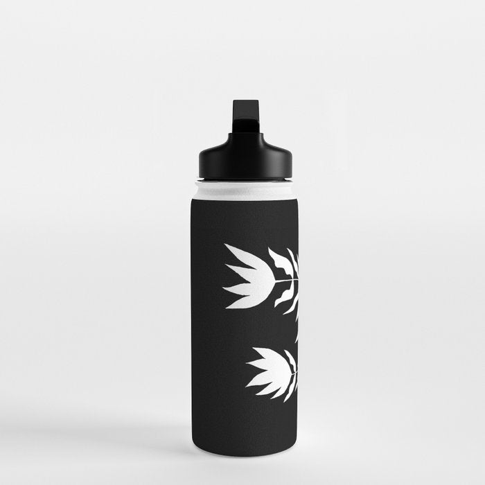 Tulip Tremble In Black  Water Bottle Gallery Image 3