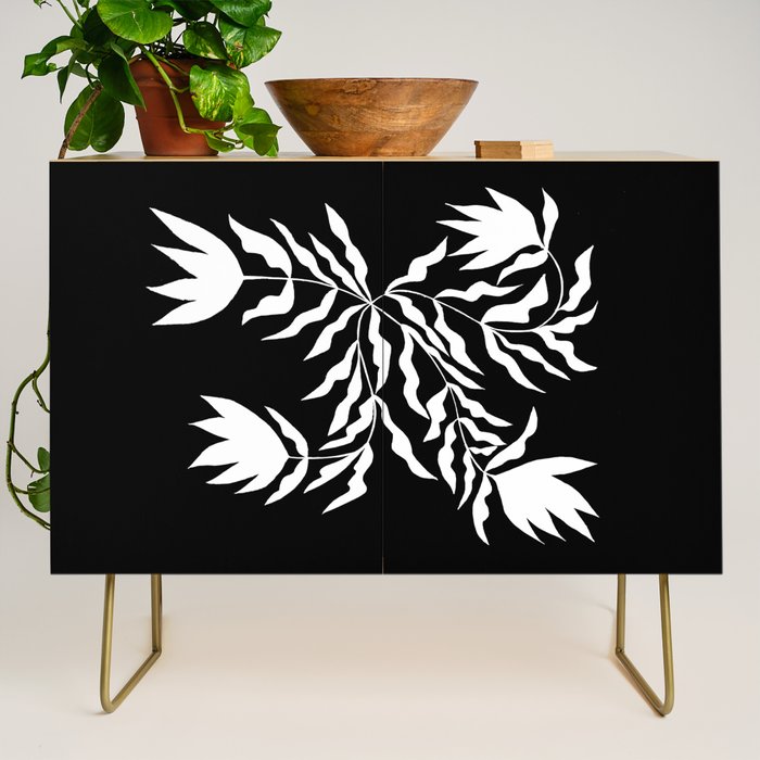 Tulip Tremble In Black  Credenza Gallery Image 1