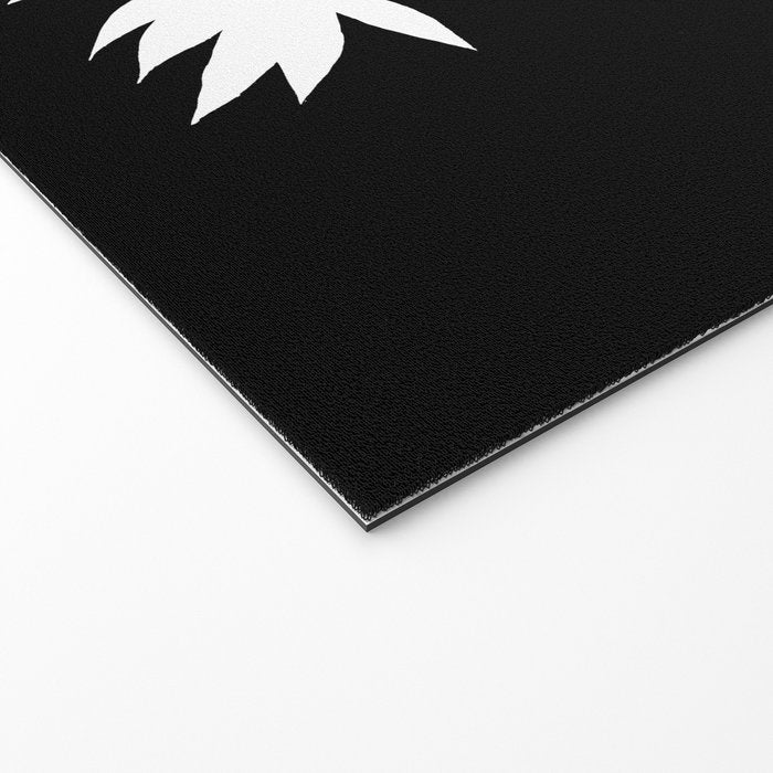 Tulip Tremble In Black  Welcome Mat Gallery Image 2