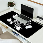 Tulip Tremble In Black  Desk Mat Gallery Image 2