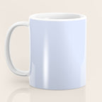 NOW BABY BLUE Pastel Solid Color Shabby Chic Abstract  Coffee Mug Gallery Image 3