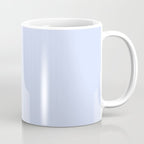 NOW BABY BLUE Pastel Solid Color Shabby Chic Abstract  Coffee Mug Gallery Image 1
