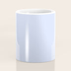NOW BABY BLUE Pastel Solid Color Shabby Chic Abstract  Coffee Mug Gallery Image 4