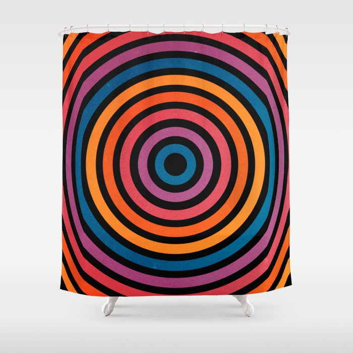 Candy Sunsets: California Night Edition Shower Curtain Gallery Image 1