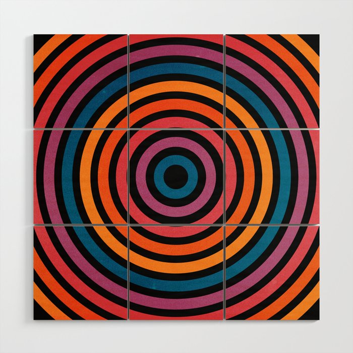 Candy Sunsets: California Night Edition Wood Wall Art Gallery Image 1
