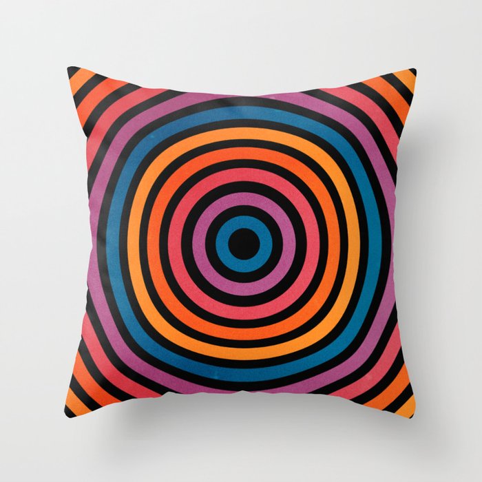 Candy Sunsets: California Night Edition Throw Pillow Gallery Image 1