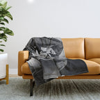 Smoking Nuns Vintage Photo -Smoking Nuns Throw Blanket Gallery Image 1