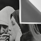 Smoking Nuns Vintage Photo -Smoking Nuns Wall Tapestry Gallery Image 3